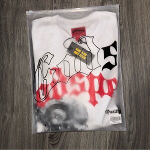 Godspeed White and Red Graphic Tee